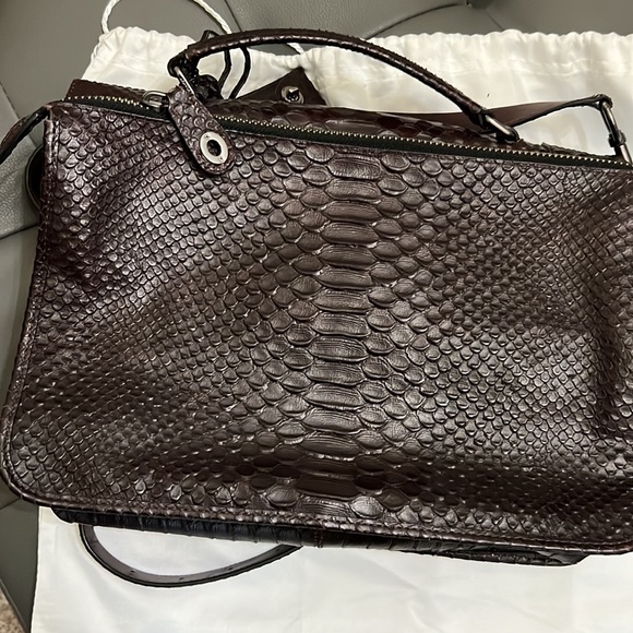 Coach wine python bag - Picture 6 of 8